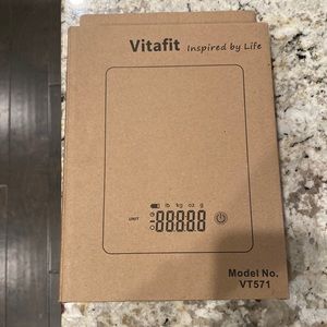 Kitchen scale. Vitafit LED digital scale.